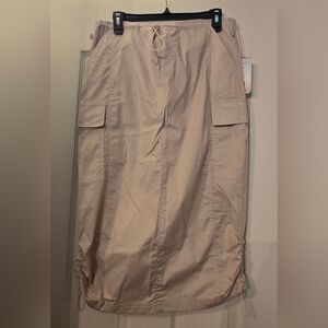 Palm Rio Tan Cargo Skirt